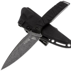 Нож НОКС Майор-Н blackwash сталь D2 рукоять Black G10 (629-500431)