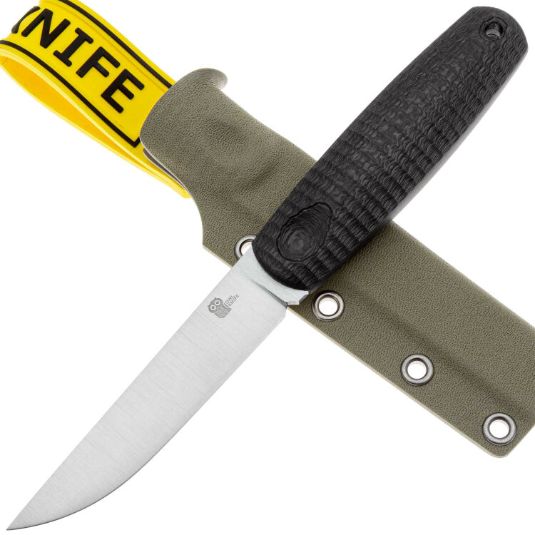 Нож Owl Knife North-S сталь Elmax рукоять карбон 3К