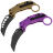 Нож Reate EXO-K black PVD сталь N690 рукоять Purple Aluminium
