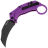 Нож Reate EXO-K black PVD сталь N690 рукоять Purple Aluminium