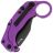 Нож Reate EXO-K black PVD сталь N690 рукоять Purple Aluminium