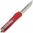 Нож Microtech UTX-85 T/E satin сталь M390 рукоять Red Aluminum (233-4RD)