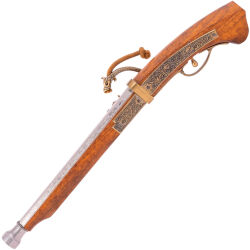 Макет пистолет с фитильным замком D7/1021 Япония, 1800г (Denix)
