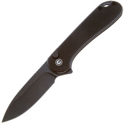 Нож CIVIVI Elementum II Button Lock blackwash сталь Nitro-V рукоять Black G10 (C18062P-1)