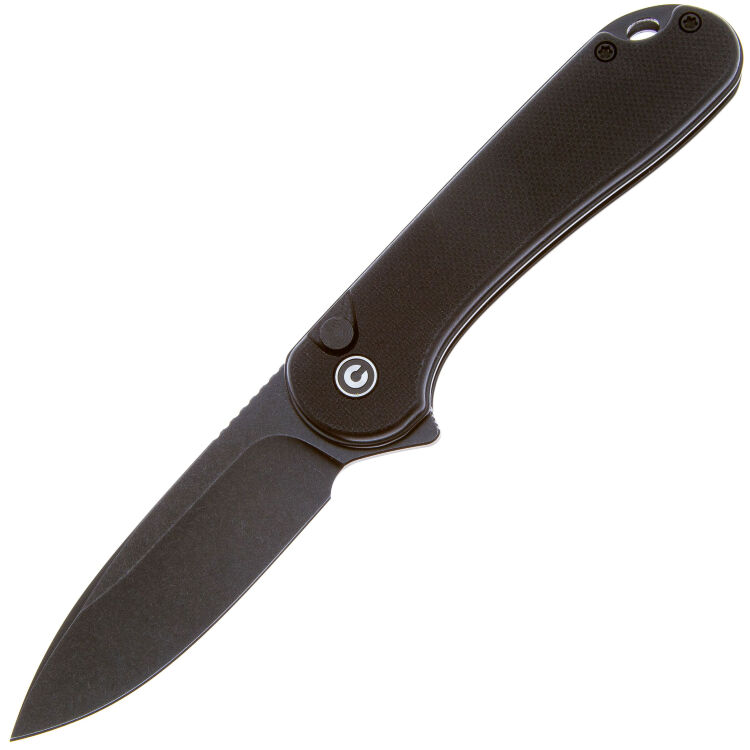 Нож CIVIVI Elementum II Button Lock blackwash сталь Nitro-V рукоять Black G10 (C18062P-1)