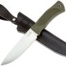Нож Золотое Сечение Победа конвекс сталь AUS-10Co рукоять Эластрон хаки