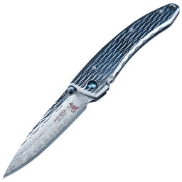 Нож Mcusta Forge Nami Large сталь VG-10/Damascus рукоять сталь 420J2 (MC-0112D)
