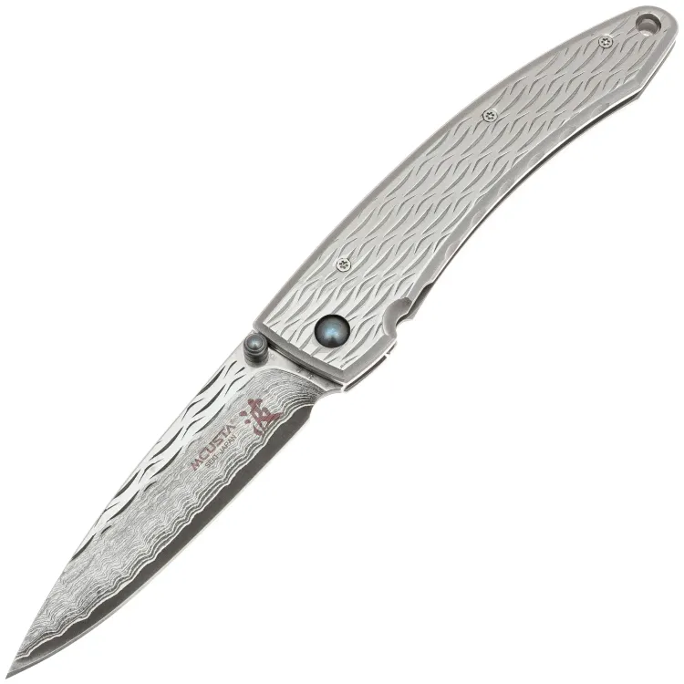 Нож Mcusta Forge Nami Large сталь VG-10/Damascus рукоять сталь 420J2 (MC-0112D)
