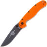 Нож Ontario RAT-2 Black сталь AUS-8 рукоять Orange GRN (8861OR)