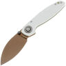 Нож Vosteed Shilin Cutter copper dune сталь 154CM рукоять White G10