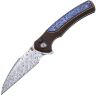 Нож We Knife Ziffius сталь Hakkapella Damasteel рукоять Black Ti/Flamed Ti (WE22024D-DS1)