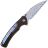 Нож We Knife Ziffius сталь Hakkapella Damasteel рукоять Black Ti/Flamed Ti (WE22024D-DS1)