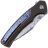Нож We Knife Ziffius сталь Hakkapella Damasteel рукоять Black Ti/Flamed Ti (WE22024D-DS1)