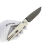 Нож SRM Terrier black сталь 140Cr Laminated рукоять White G10 (258L-GX2)