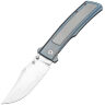Нож Kansept Bison satin сталь S35VN рукоять Blue Titanium