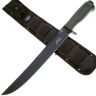 Нож НОКС Бебут Black сталь AUS-8 рукоять резина зеленая (832-788821)