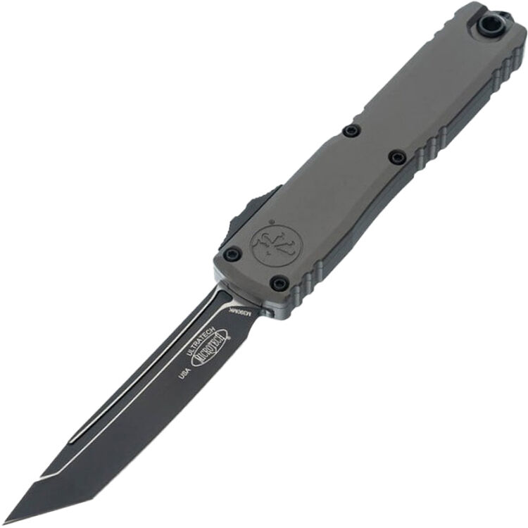 Нож Microtech Ultratech ZBP T/E black сталь M390MK рукоять Natural Clear Aluminium