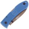 Нож Ka-Bar Dozier Folding Hunter сталь D2 рукоять Blue Zytel (KA4062D2)