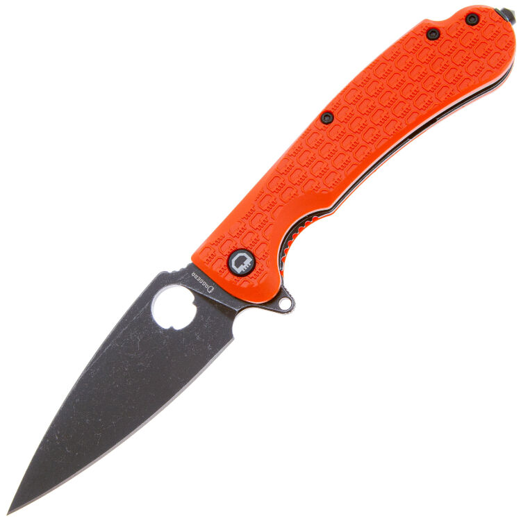 Нож Daggerr Resident DL blackwash сталь 8Cr14MoV рукоять Orange FRN
