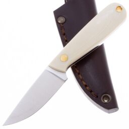 Нож Brisa Necker 70 Flat сталь Sandvik 12C27 рукоять Ivory Micarta