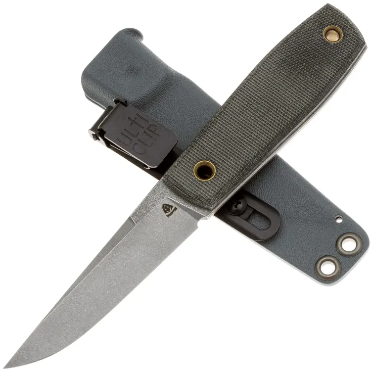 Нож PhantomTools Puukko L сталь Elmax рукоять Black canvas Micarta