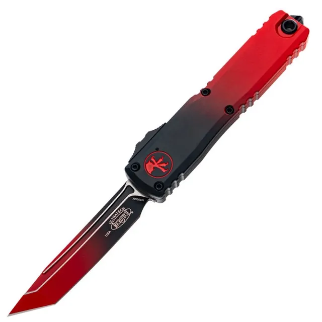 Нож Microtech Ultratech ZBP T/E Faded Black/Red сталь M390MK рукоять Aluminium (1123-1FBKRD)