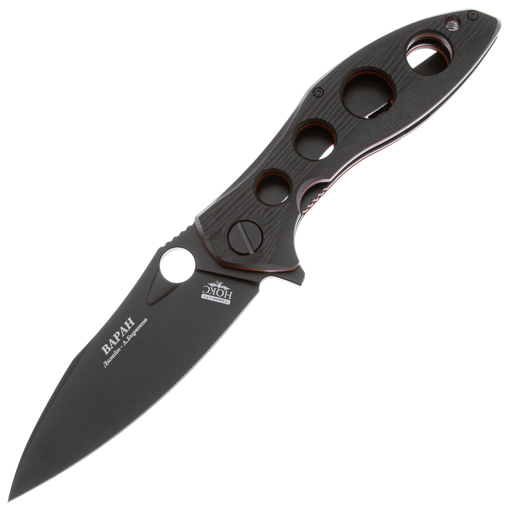 Нож НОКС Варан Black D2 Black G10 | Магазин ножей Forest-Home