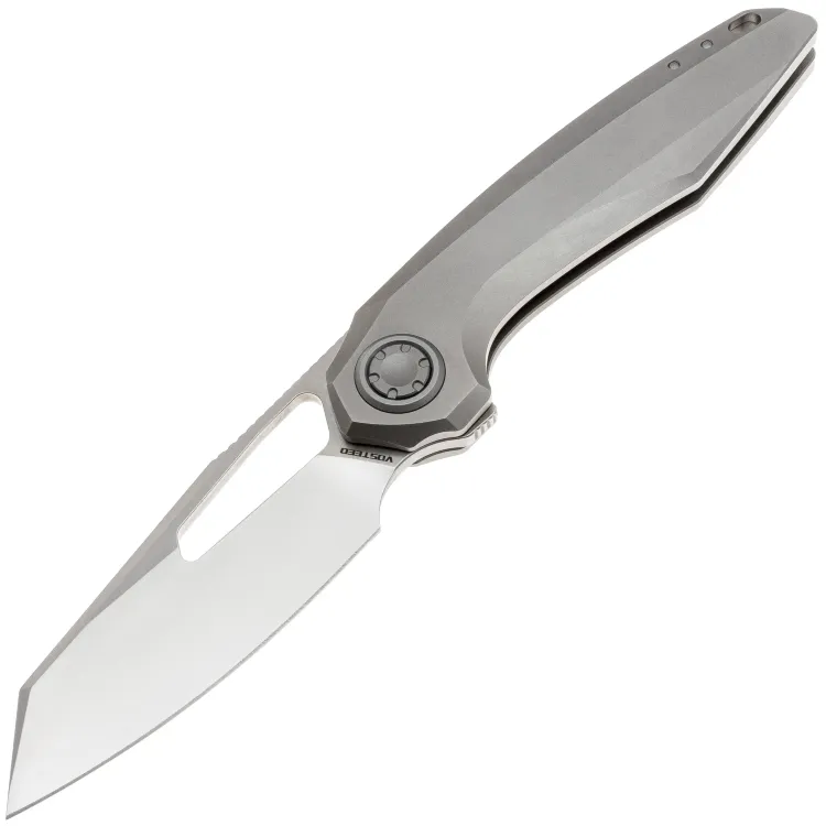 Нож Vosteed Thunderbeast satin сталь M390 рукоять Grey Titanium