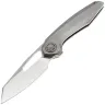 Нож Vosteed Thunderbeast satin сталь M390 рукоять Grey Titanium