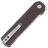 Нож QSP Lark satin сталь 14C28N рукоять Red Shredded CF/G10 (QS144-D)