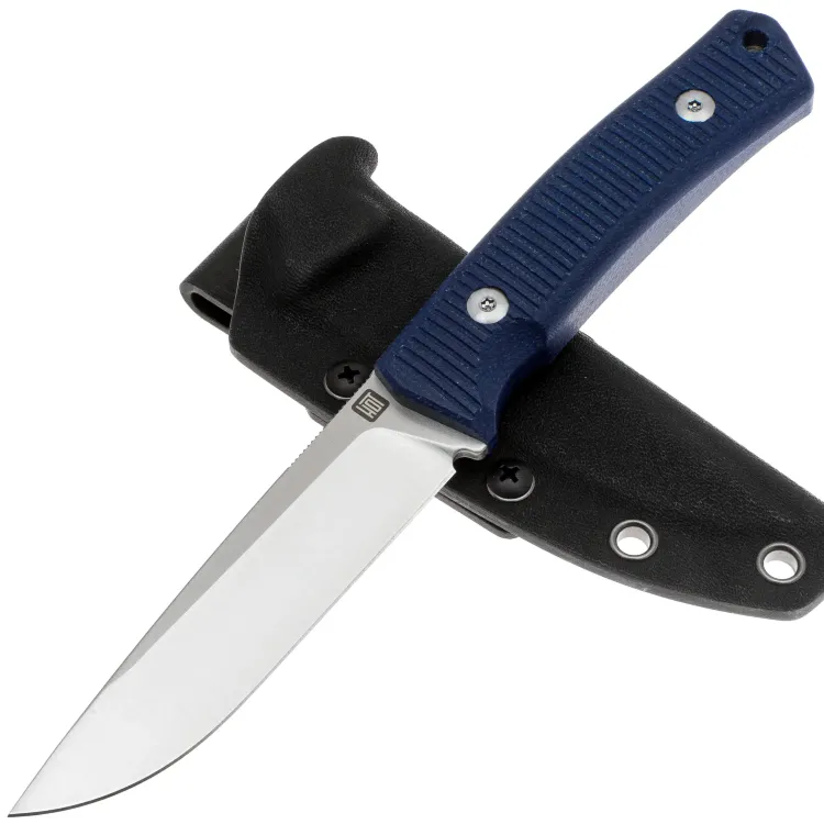 Нож HOT Knife Barn S сталь 9Cr18MoV рукоять Blue Micarta