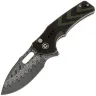Нож CIVIVI Vexron сталь Damascus рукоять Black/Green G10 (C24066-DS1)