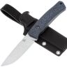 Нож Owl Knife Barn-XS сталь N690 рукоять микарта Джинс серая