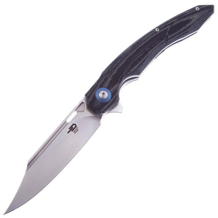 Нож Bestech Fanga сталь D2 рукоять Beige G10/Carbon Fiber (BG18D)