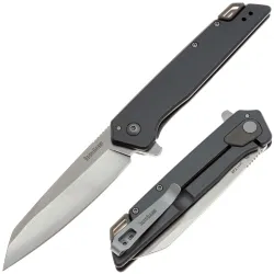 Нож Kershaw Misdirect XL stonewash сталь 4Cr14 рукоять Stainless Steel (1441)