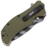 Нож ZT 0350OLTS Tiger Stripe сталь Magnacut рукоять OD Green G10