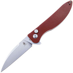 Нож Kizer Swayback сталь N690 рукоять Red Micarta