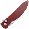 Нож Kizer Swayback сталь N690 рукоять Red Micarta