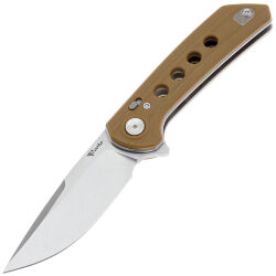 Нож Reate PL-XF stonewash сталь Nitro-V рукоять Tan G10