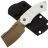 Нож Kansept Korvid S Fixed Rose Gold сталь 14C28N рукоять White G10
