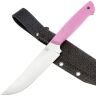 Нож 7 Ножей ТехноПчак Гибрид конвекс сталь AUS-10co рукоять Pink G10