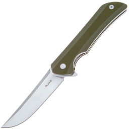 Нож Ruike Hussar сталь 14C28N рукоять Green G10 (P121-G) (Нож Ruike Hussar P121 сталь 14C28N рукоять G10 green (RKEP121G))