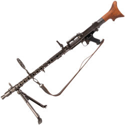 Макет пулемета MG-34 D7/9317 Германия 1934г 2-ая Мировая война с зенитным прицелом (Denix)