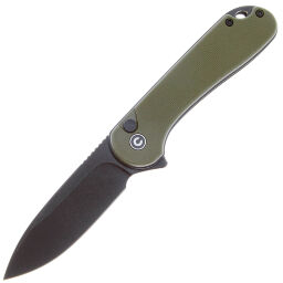 Нож CIVIVI Button Lock Elementum II blackwash сталь Nitro-V рукоять OD Green G10 (C18062P-3)