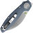 Нож Vosteed Shilin Cutter satin сталь 154CM рукоять Blue G10