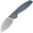 Нож Vosteed Shilin Cutter satin сталь 154CM рукоять Blue G10