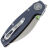 Нож Vosteed Shilin Cutter satin сталь 154CM рукоять Blue G10