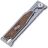 Нож Reate EXO-M Drop point Stonewashed сталь CPM-3V рукоять Ti/Burlap micarta
