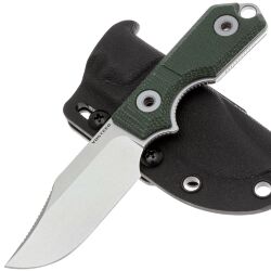 Нож Vosteed Quokka stonewash сталь 14C28N рукоять Green Micarta