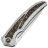 Нож TuoTown Espada сталь Tmax рукоять Grey Crystal Ti/Chaotic Gold CF